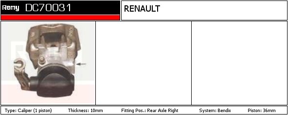 DELCO REMY Pidurisadul DC70067